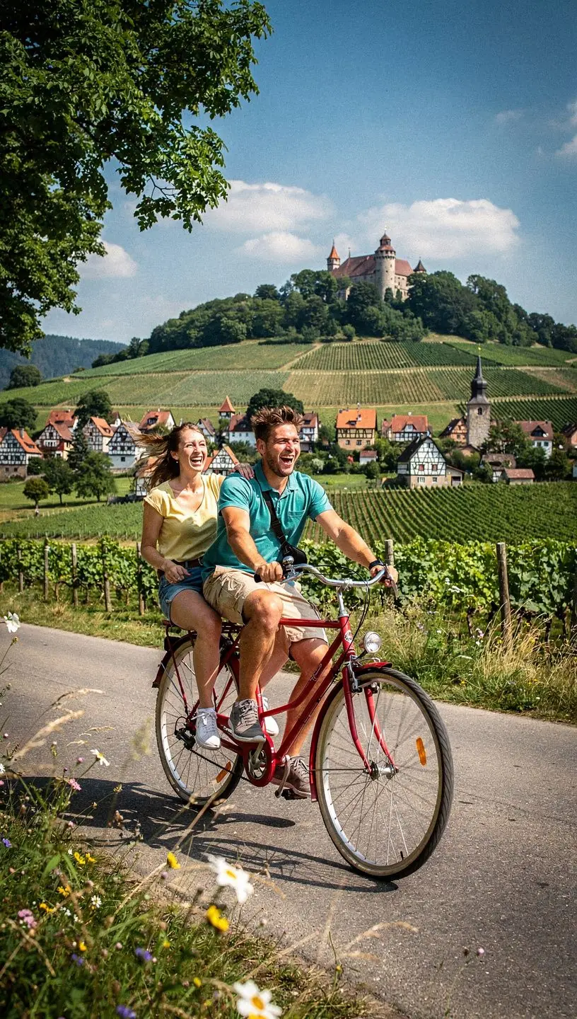 Innenansicht eines restaurierten Rittersaals mit authentischer Einrichtung und Wandteppichen